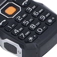thumbnail image 2 of Rugged Seniors Cell Phone 2.6in Ultra Thin Mobile Device 4800mAh Large Battery Triple SIM 2G Network Unlocked Emergency Power Bank Function Heavy Duty Big Button Telephone for Elderly Black, 2 of 9
