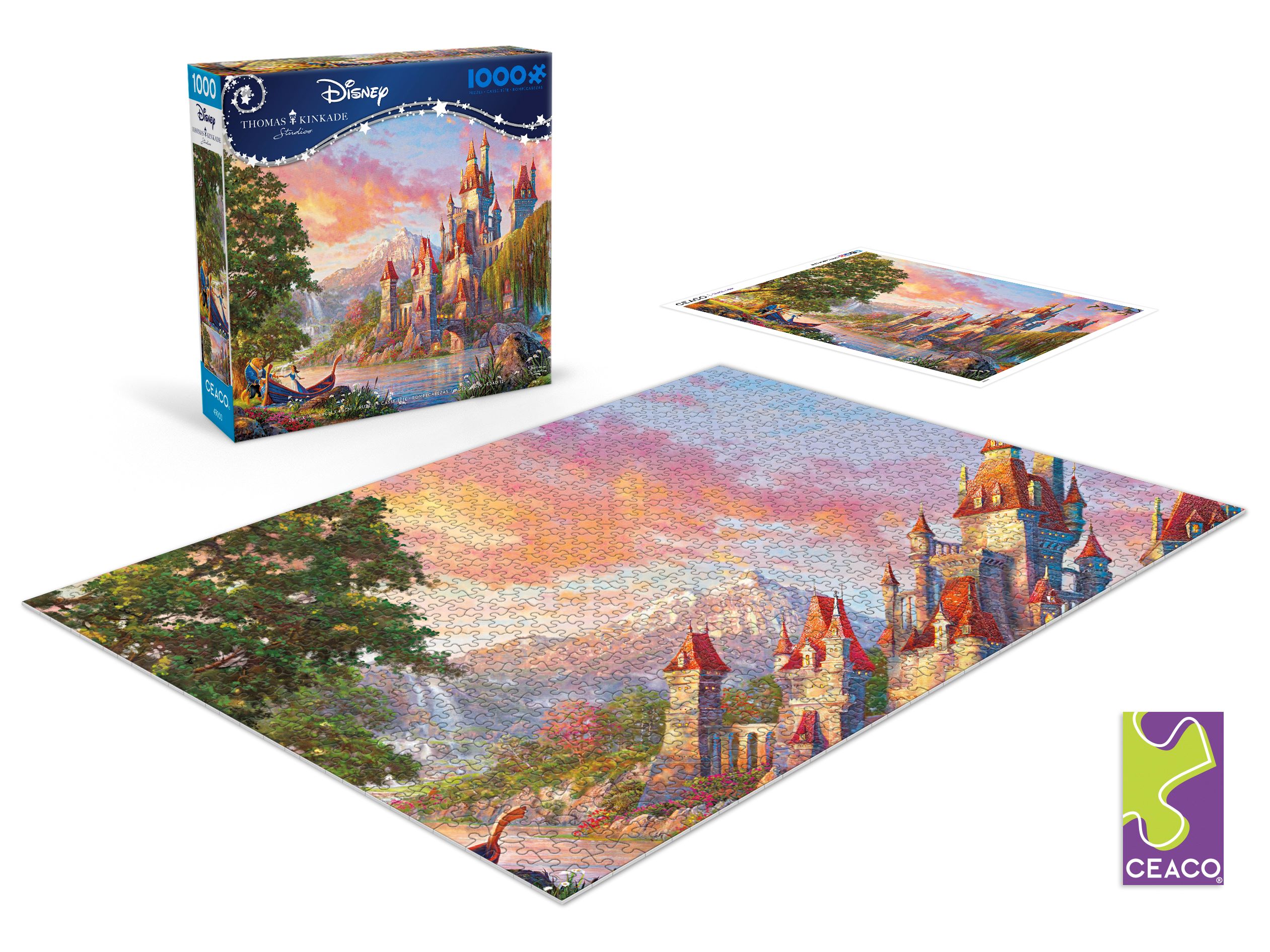 Ceaco 1000 Piece Beauty and the Beast II Interlocking Jigsaw Puzzle