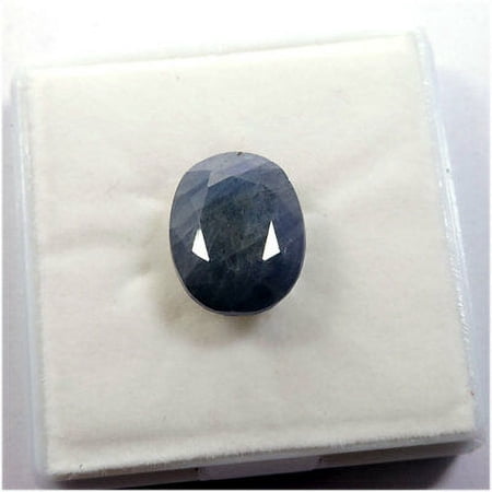 Certified 13.10Cts Natural Blue Sapphire Oval Cut Gemstone Jewelry Making
