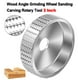 thumbnail image 4 of Disco de pulido para madera de 3" con orificio de 5/8", ideal para tallado de raíces y acabados en madera - Incluye disco dorado para esmeril angular, 4 of 6