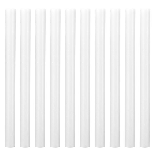 10Pcs Sealing Wax Sticks MultiColor Small Round Stamp Tools for DIY Invitations Cards Envelopes(Translucent )