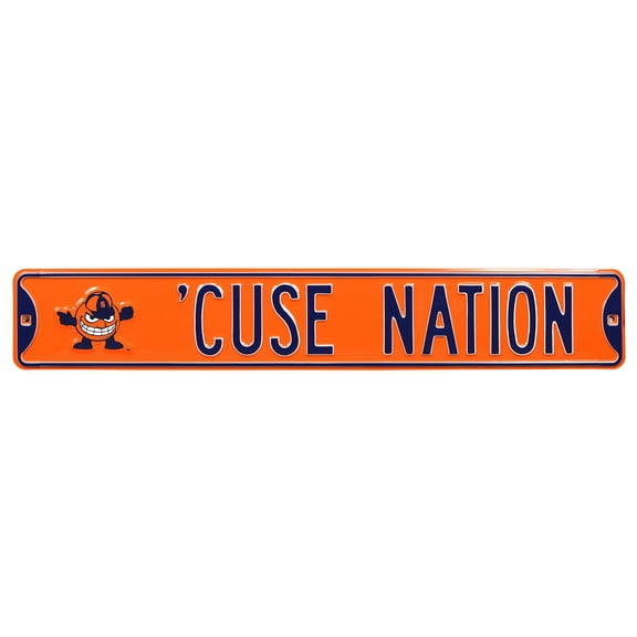 Syracuse Orange 6'' x 36'' Steel Street Sign