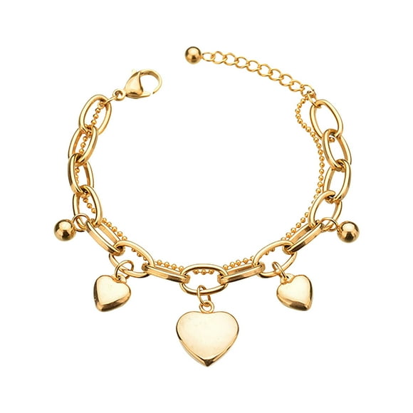 Weiqiqre Charm Bracelet for Teen Girl Gifts | Christmas Gifts for Girls Charms Bracelets for Women Trendy Steel Bracelet Gifts Ideas for Teen Girls