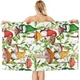 thumbnail image 2 of Mushrooms Large Beach Towel - Plush Thick Cotton Pool Towel, Adult Beach Towels, 2 of 16