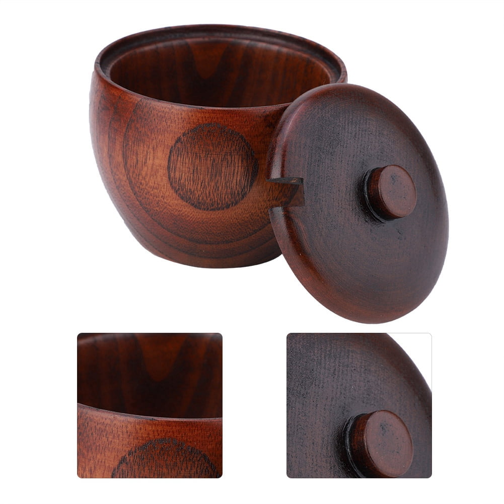 Cave à Sel En Bois D'acacia - Avec Cuillère Et Couvercle Magnétique, 9x9x6 Cm, Pour Comptoir