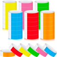 thumbnail image 1 of HUGFEGWE 600 Pcs Bracelets en Papier pour Événements Bracelets de Fête Néon Bracelets Colorés Bracelets d'Identification en Papier Imperméables pour Concert Bar Entrée Admission (Multicolore, AZ824-26720, 1 of 7