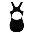 thumbnail image 2 of Dolfin Women's Moderate Lap Color Block Swimsuit in Black/Turquoise, Size 8, 2 of 4