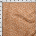 thumbnail image 4 of oneOone Viscose Jersey Orange Fabric Block Sewing Material Print Fabric By The Yard 60 Inch Wide-LM, 4 of 5