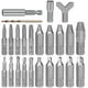 thumbnail image 1 of Muyoka Juego de extractores de tornillos dañados de 24 piezas Kit de extractor de pernos pelados de acero de aleación Kit de herramientas de extracción de tornillos de tamaño múltiple portátil fácil d Muyoka Hogar, 1 of 7