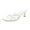 White, variant on Wensltd Fashion High Heel Sandals for Women Wide Width Open Toe Summer Fall Party Dressy Shoes