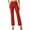 Red, variant on Stylish Olyvenn Women High Waist Wide Straight Leg Trousers Casual Slacks Dress Pants Comfortable Business Office Pant with Pockets Red S
