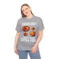 thumbnail image 3 of DJH Apparel | Exercise Extra Pies Funny Comical Unisex Tshirt, 3 of 5