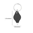 thumbnail image 3 of fashionhome 3pcs Mini LED Flashlight Purple Light UV Torch Keychain Lamp Pocket Key Ring Torch, 3 of 8