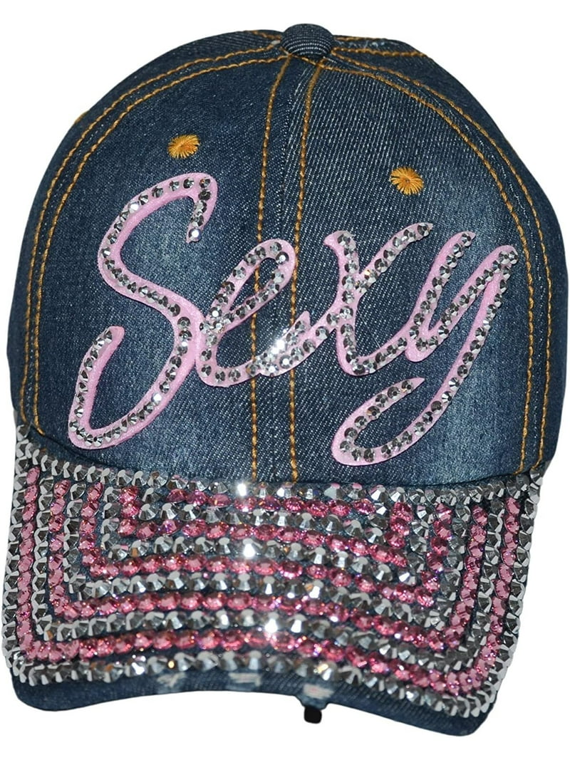 Rhinestone Baseball Cap Adjustable Mesh Sun Hat Sparkly LOVE Word 71yC6OVOgyL._AC_SY350_QL65_.jpg main image 3