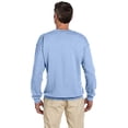 thumbnail image 4 of Hanes Chandail à Col Rond pour Adulte en Coton Ultime, TG, Bleu Pâle, 4 of 4