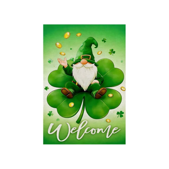 Cheapark St. Patrick's Day Garden Flag, 18x12 Inches