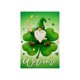 thumbnail image 2 of Decoraciones para el Día de San Patricio, Accesorios para el Día de San Patricio, Regalos para el Día de San Patricio. Bandera de jardín de doble cara con diseño de "Feliz Día de San Patricio", bander, 2 of 6