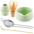 thumbnail image 5 of 5Pcs Ceramic Matcha Bowl,Whisk Holder,Matcha Whisk Container with Pouring Spout,Matcha Bamboo Whisk Stainless Sifter Bamboo Scoop for Matcha Tea Culture, 5 of 11