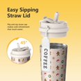 thumbnail image 3 of Christmas 18oz Double Drinking Coffee Mug – Vacuum Insulated Stainless Steel Travel Cup with Leakproof Lid, 316 Steel Thermos Tumbler for Hot & Cold Beverages, 3 of 7