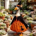 thumbnail image 5 of OugPiStiyk Porch Goose Outfits,Goose Clothes for 23 Inch High Cement Plastic Lawn Goose Statue Clothing, Pumpkin Witch Suit for Lawn Goose Statue Clothes, Suitable for Party Yard Outdoor, 5 of 8