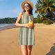 thumbnail image 3 of Fotbe Colourful stripes Vestido de Verano sin Mangas para Mujer – Vestido Midi Línea A, Estilo Camiseta Floral, Vestido Playero Casual y Fluido, 3 of 7