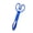 Blue, variant on Walbest Long Handle Portable Pet Pooper Scooper Scissors Picker for Small Medium Large Dogs, High Strength Material and Durable Spring, Great for Lawns, Grass, Dirt, Gravel