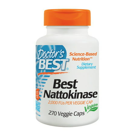 Best Nattokinase Doctors Best 270 VCaps (Doctors With Best Lifestyle)
