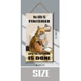 thumbnail image 3 of Fox Bathroom Wooden Hanging Sign Roll Paper No Job is Finished Rustic Wall Decor Vintage Wall Art for Bathroom Toilet Restroom Shabby Signs 6x12 Inches, 3 of 5
