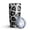 Black Leopard Pattern, variant on 20oz Tumblers Black Leopard Print Stainless Steel Vacuum Insulated Double Wall Travel Tumbler Cups Mug with Lid and Straw,Cleaning Brush for Cold & Hot Drinks