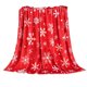 thumbnail image 2 of Snowflake Christmas Blanket Print Soft Warm Nap Blanket Suitable For Sofa Bed Camping Festival, 2 of 6