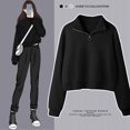thumbnail image 1 of ICHUANYI Liquidación Mujer Moda Top Color Sólido Invierno Cómodo Manga Larga Abrigo Suéter ICHUANYI WER202308253009, 1 of 6