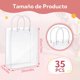 thumbnail image 2 of 35PCS Bolsas de Regalo de PVC Transparente con Asas, Bolsas de Compras Reutilizables, Bolsas de Dulces para Fiestas, para Compras, Cumpleaños, Boda, Bolsas de Regalos, 2 of 4