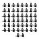 thumbnail image 2 of 50 ganchos para colgar luces, fáciles de instalar, para decoración de pared. Negro, 2 of 9
