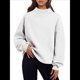thumbnail image 3 of Sudaderas de Gran Tamaño para Mujer, Jersey de Cuello Alto, Sudaderas con Capucha de Larga, Tops, Conjuntos de Moda de Otoño, Ropa. XL, 3 of 8