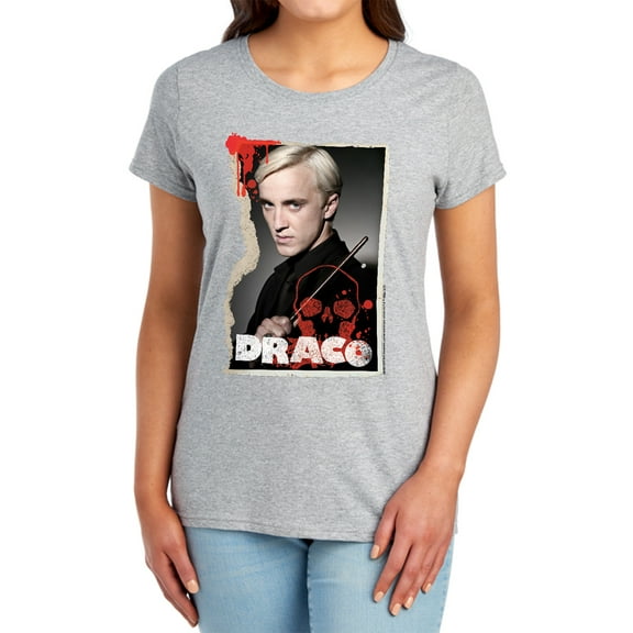 Harry Potter Draco Frame Women's T Shirt, Athletic Heather, Small