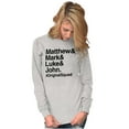 thumbnail image 4 of Matthew Mark Luke John Squad Long Sleeve TShirt Men Women Brisco Brands S, 4 of 6