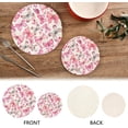 thumbnail image 4 of Butterfly 2 Pack Pot Holders Trivets, Heat Resistant Hot Pads for Kitchen Table Decoration Trivets for Hot Dishes/Pot/Bowl/Teapot/Kitchen Hot Pads Trivets, 7" + 9.45", 4 of 7