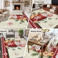 thumbnail image 5 of Christmas Area Rugs 6'x9', Washable Small Throw Rugs for Kitchen Dining room, Xmas Ice Cream Snowflakes Candy Pine Needles Indoor Outdoor Rug Non-Slip Low Pile Carpet Runner Reversible Floor Mats, 5 of 8