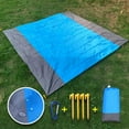 thumbnail image 5 of Taykoo Waterproof Beach Blanket,Sandproof Picnic Blanket,Sand Free Beach Mat，Portable Soft Lightweight Blanket For Travel Camping,Hiking Outdoor, 5 of 7