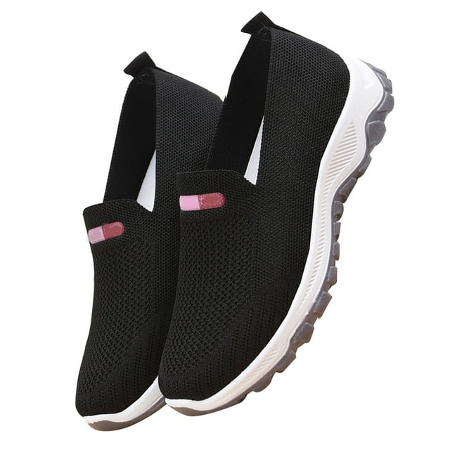 Zapatos sin cordones Nikou de malla para mujer casuales