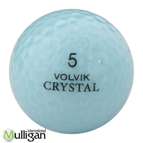Mulligan - 12 Volvik Crystal 1st generation - Mix colors 5A Recycled Used Golf Balls