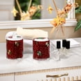 thumbnail image 7 of Christmas Snowman Poinsettia Dots Translucent Plastic Cans Storage Canisters with Lid Set of 4, 7 of 7