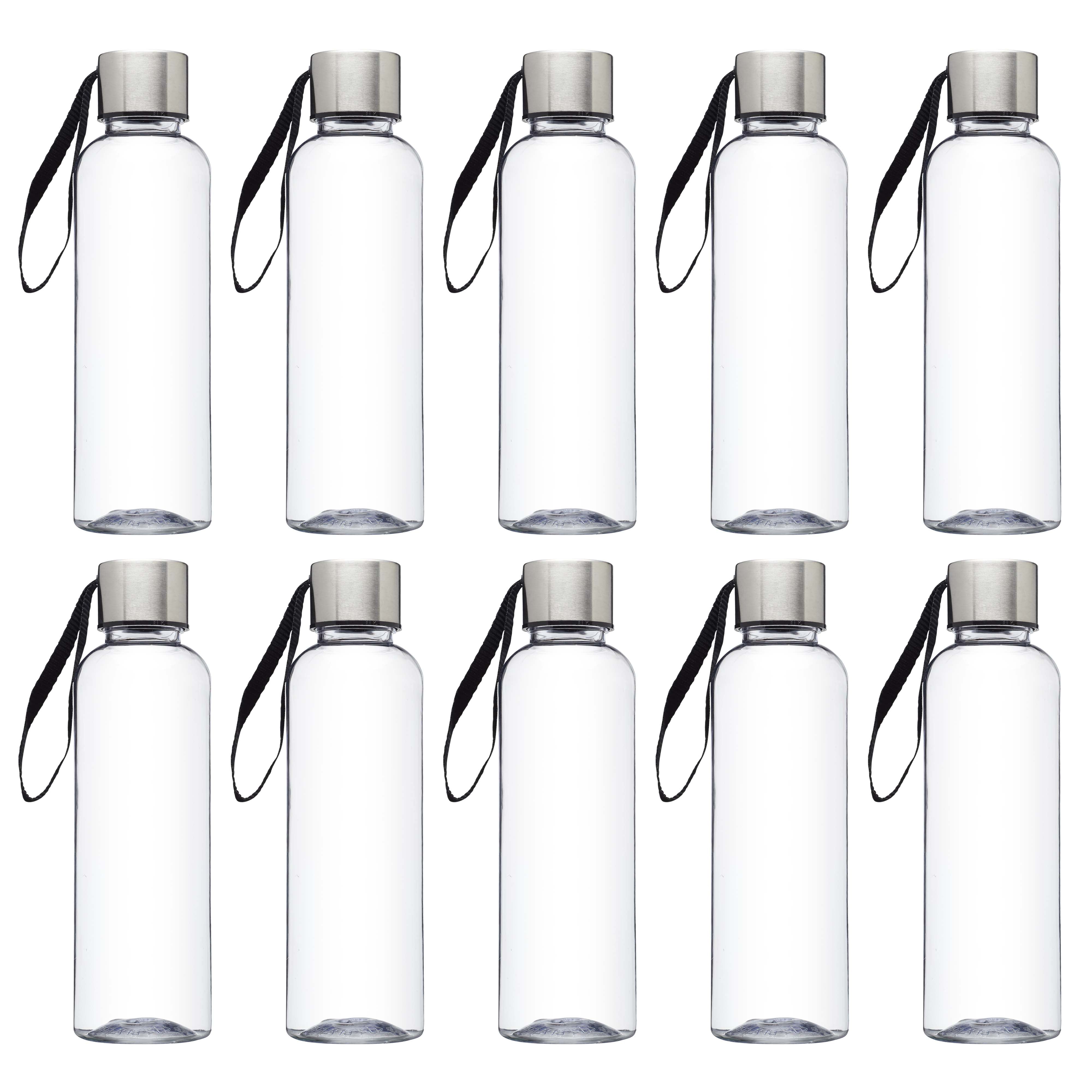 12 Pcs Plastic Sports Bottles 17 oz Reusable Water Bottles Bulk Portable  Sports Drink Bottles Cups P…See more 12 Pcs Plastic Sports Bottles 17 oz