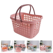 Zcyifa Shopping Basket Plastic Shopping Basket Fruit and Vegetable Storage Basket Market Shopping Basket