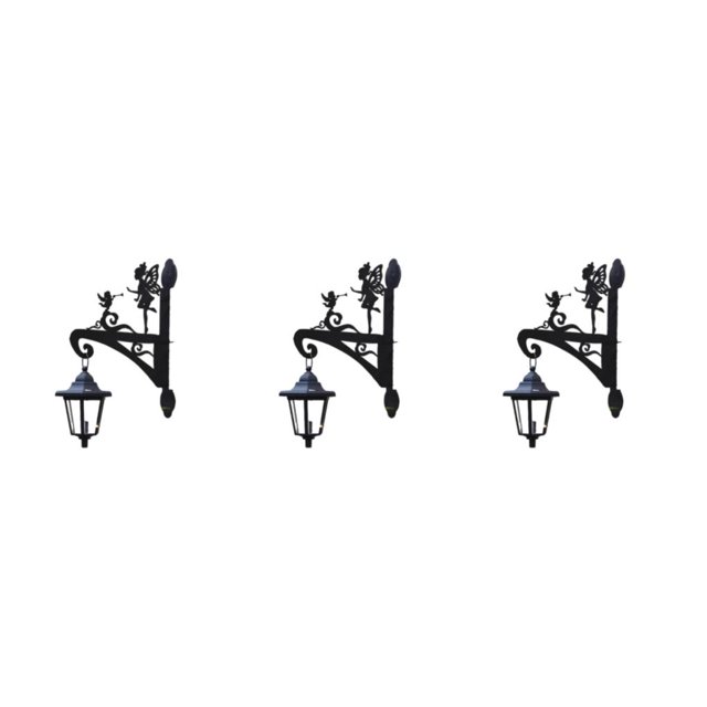 Wosthever Linterna de pared negra para exteriores, iluminación moderna para puerta delantera, decoración de jardín, iluminación de pared para Type1 NO1