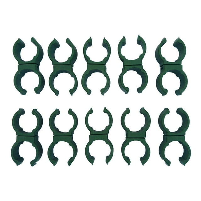 10 piezas de conectores giratorios para enrejado de plantas de invernadero, clips de sujeción y hebillas 11mm