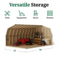 thumbnail image 6 of Little Cottage Co. 12x18 Value Gambrel Barn with 4 ft. Sidewalls, Outdoor Wood Storage Shed Do-It-Yourself Precut Kit, 6 of 13