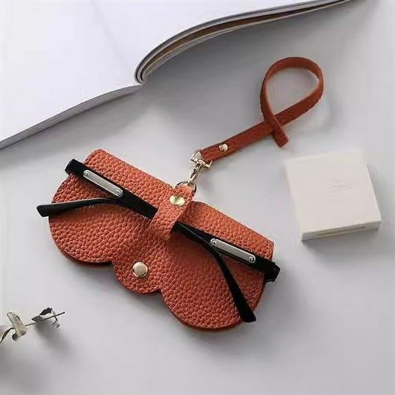 Sunglasses bag portable glasses case sunglasses protective cover cute glasses clip women's simple glasses bag