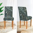 thumbnail image 3 of Yayeee 2 Pack Dining Chair Covers Stretch Parson Chairs Slipcovers Seat Protector, Floral Forest Scene, 3 of 6