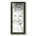 thumbnail image 2 of ArtToFrames 8" x 20" Black Panel With Silver Lip Picture Frame, 8x20 inch Multi Wood Poster Frame (WOM-5093), 1 Pack, 2 of 6
